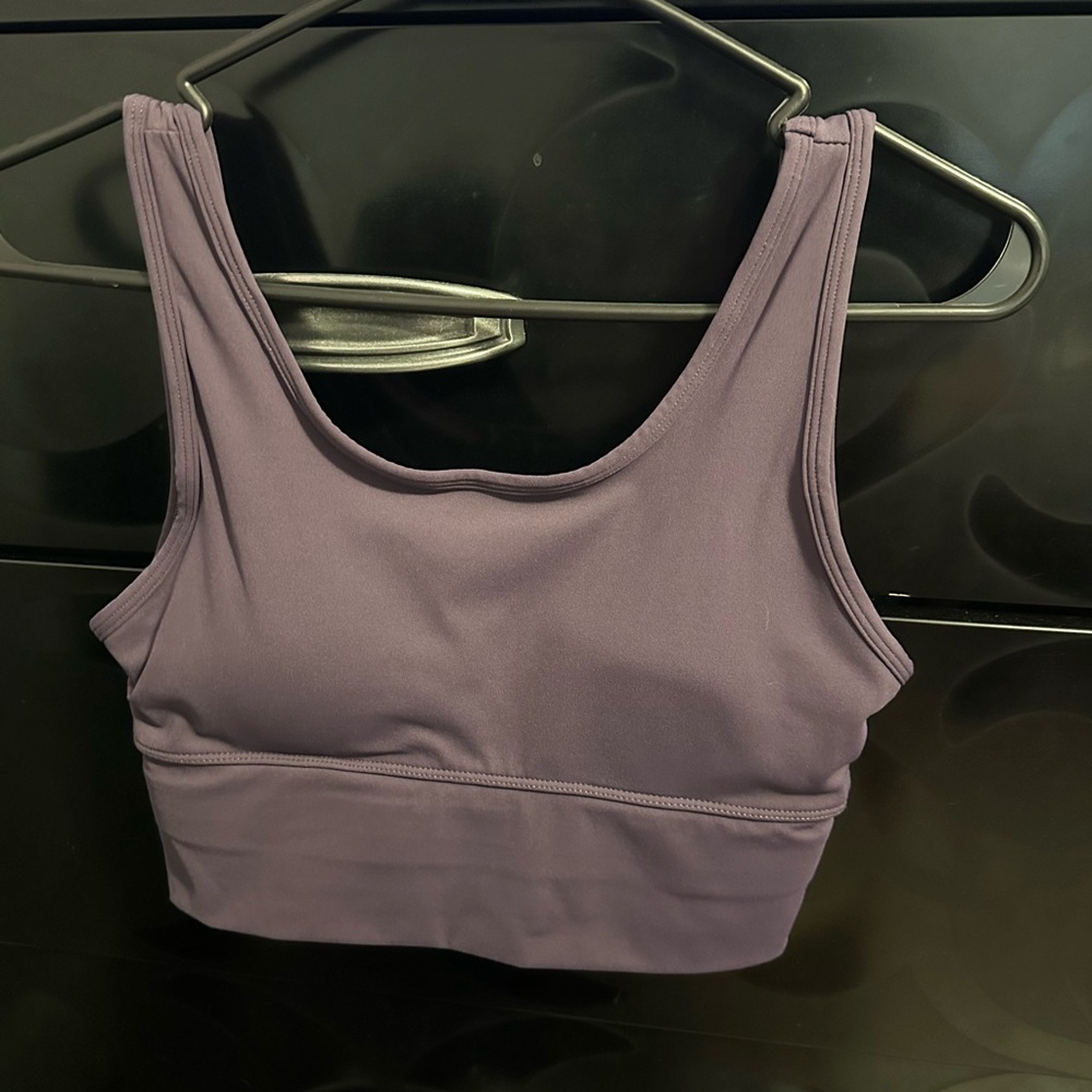 Women's Purple Cropped Tank Top